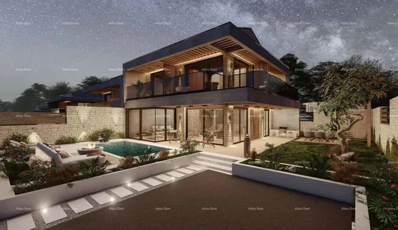 Sale of a beautiful villa with a pool, Umag A2 – 3