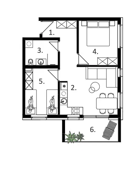 Apartment Vodice – 2