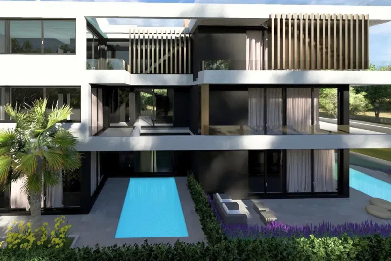 Luxury apartment with pool and garden on the first floor – 2