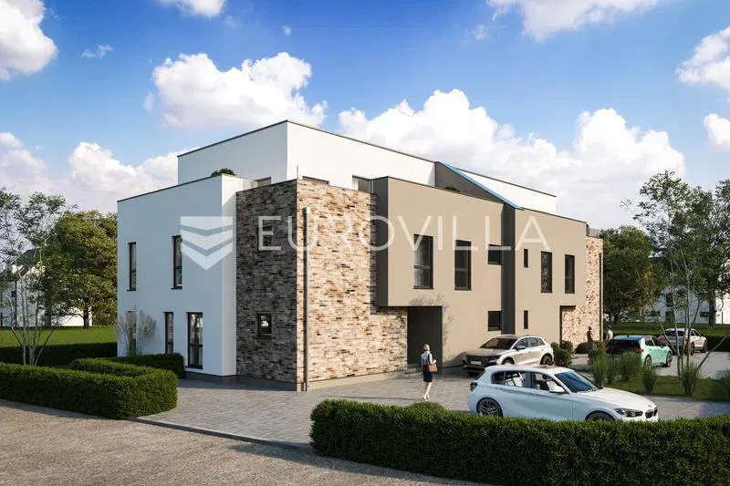 Sveta Nedelja, Novaki two bedroom apartment 90.62 m² garden 100.21 m² NEW BUILDING – 2