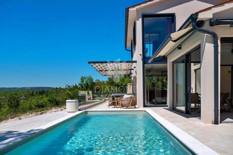 VILLA CON VISTA MARE, LABINO, DINTORNI – 3
