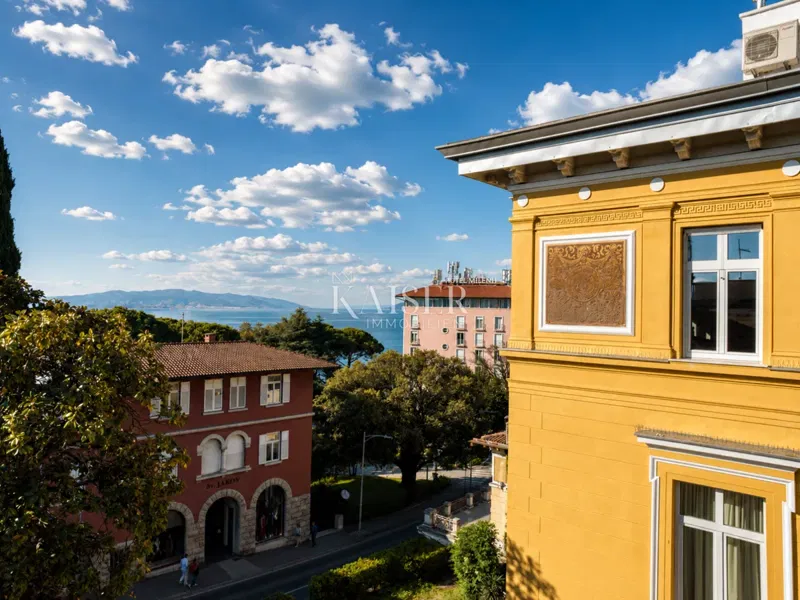Opatija Center – Refined Top-Floor Apartment with Panoramic Sea Views – 3