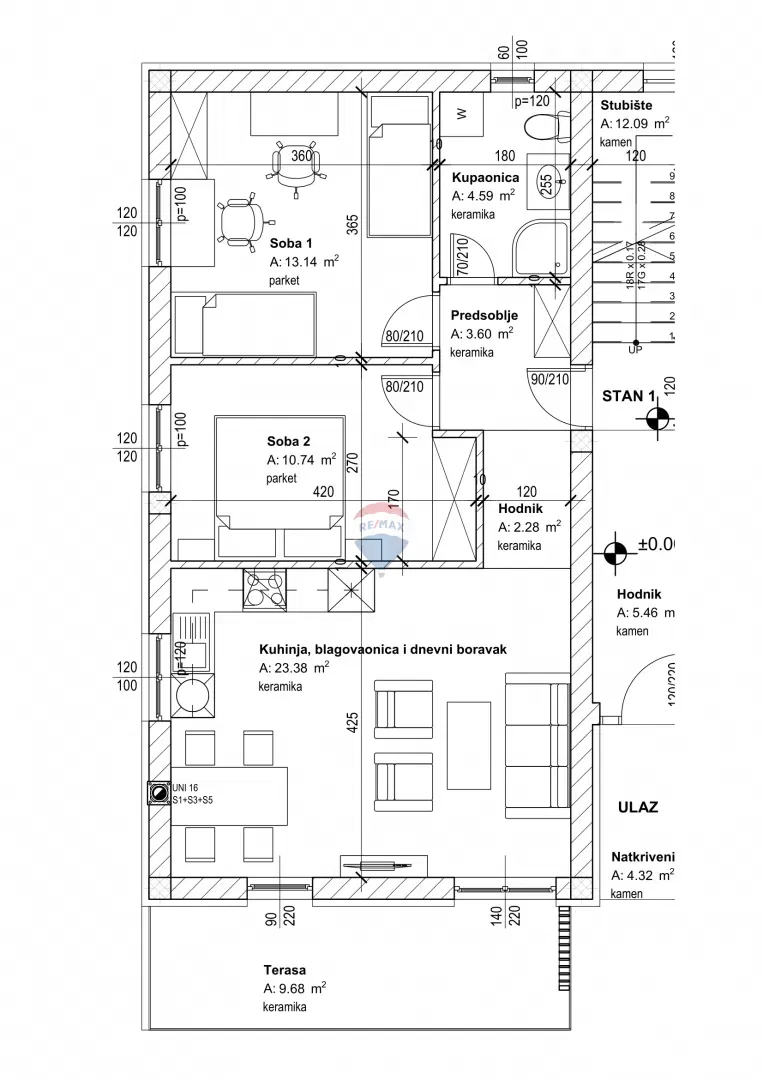 Condo/Apartment Viškovo, 67,41m2 – 2