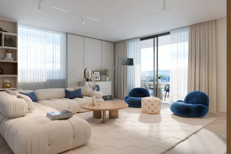 Lussuoso attico con tre camere da letto e vista mare – 2