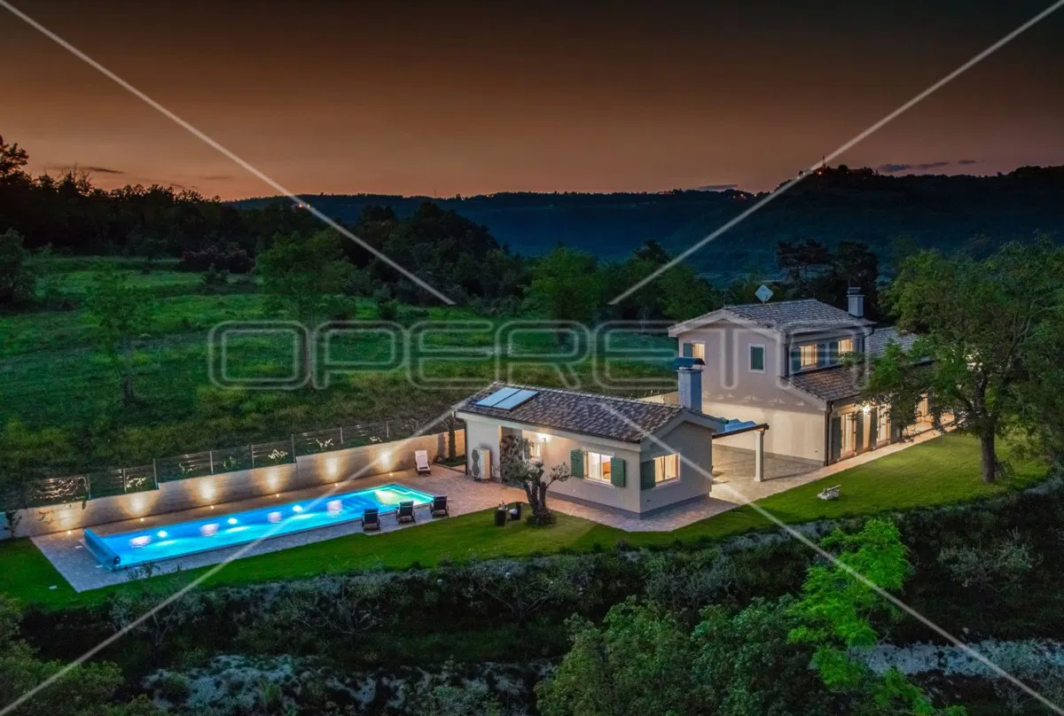 Istria, Grožnjan, villa di lusso in posizione isolata con vista panoramica