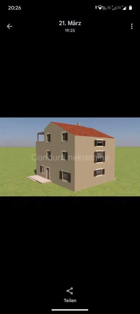 Nin, center - building plot 470 m2 with project and building permit – 2