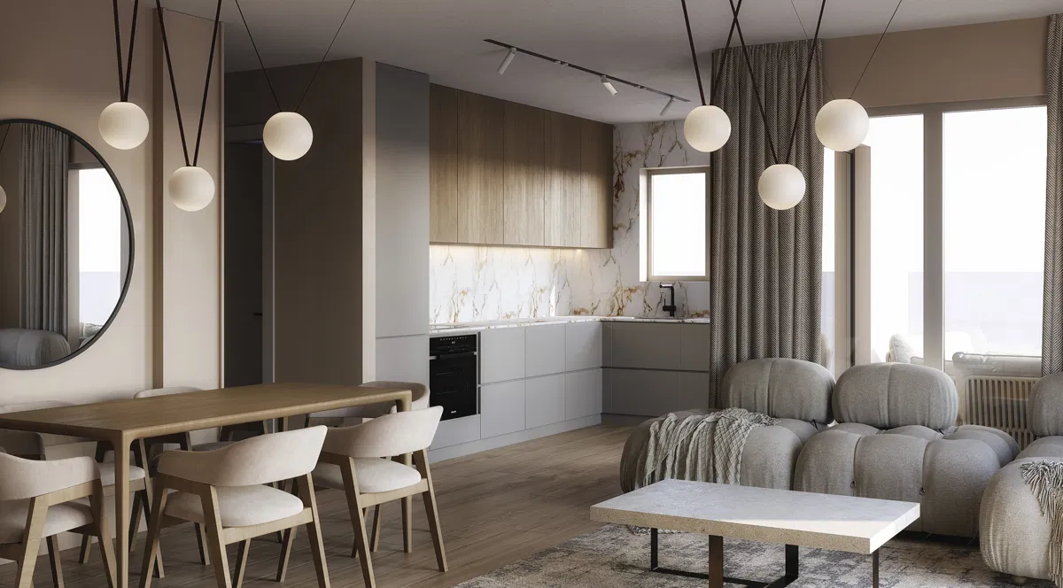 Elegantni stan s terasama u novogradnji – Njivice – 500 m od plaže