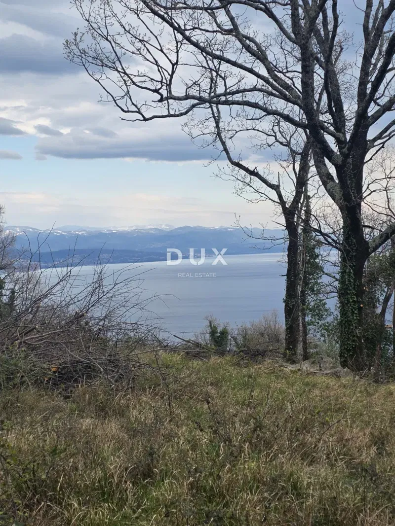OPATIJA, VEPRINAC - Terreno edificabile di 725 m2 con permesso di costruzione e vista mare – 3