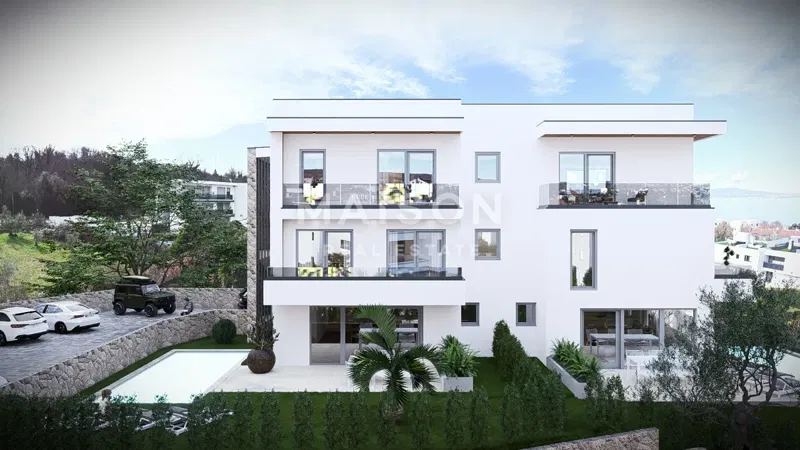 Malinska, appartamento di lusso con piscina – 2