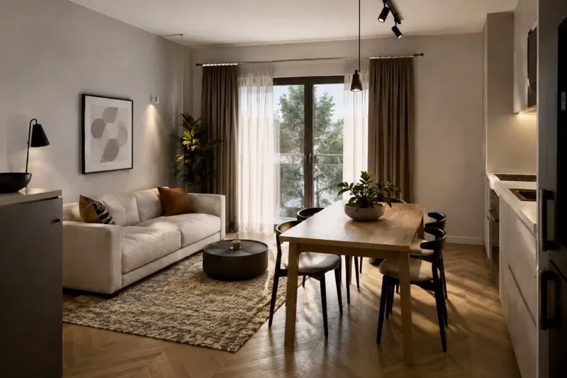 Modern One-Bedroom Apartment with a Spacious Balcony – 3