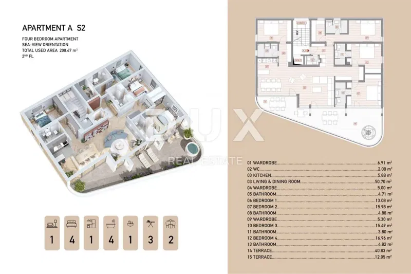 OPATIJA, CENTER - New construction of superior design with sea view! – 2