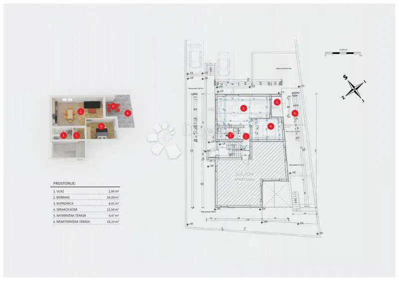 Flat Vodice, 58m2 – 3