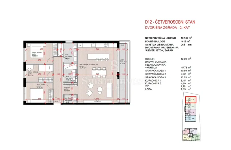 ZAGREB - MAKSIMIR, 3-bedroom apartment in a top-quality residential complex – 2