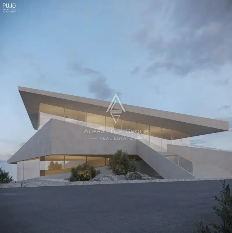 Istria, Albona: Villa design vista panoramica mare – 3