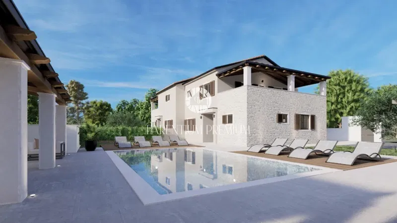 Semi-detached house with a swimming pool – peaceful location near Poreč – 2