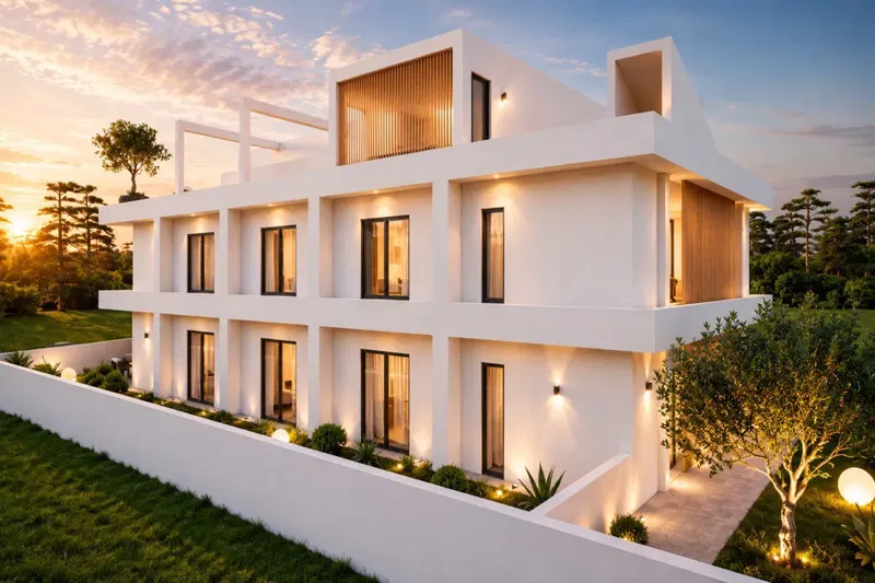 Appartamento di lusso in prima fila sul mare con piscina e giardino – 3