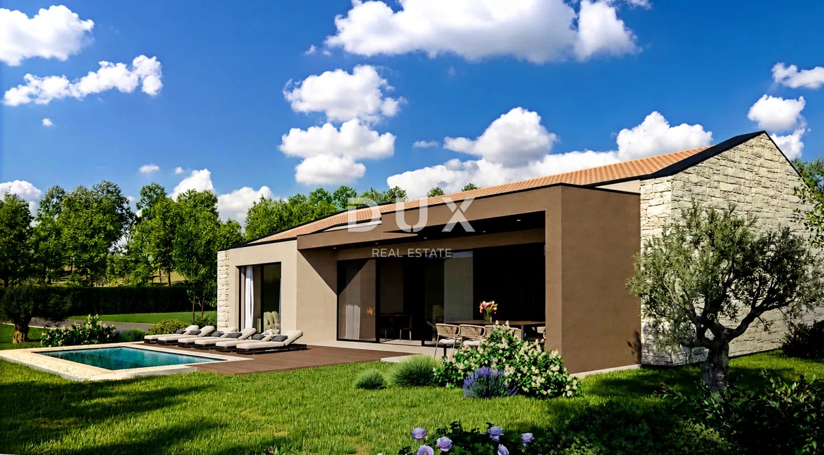 Isztria, Pićan, építési telek, 1.818 m², projekt