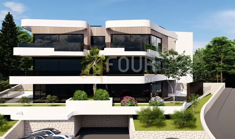 Lovran, new building, penthouse, 3 bedrooms + living room, roof terrace – 3