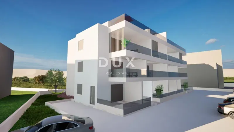 VODICE, SRIMA – Apartament z jedną sypialnią i widokiem na morze, 50 m od plaży – 2