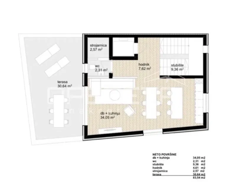 Sale, Apartment, Knežija, Kalinovica, 4r, 133m2 – 2