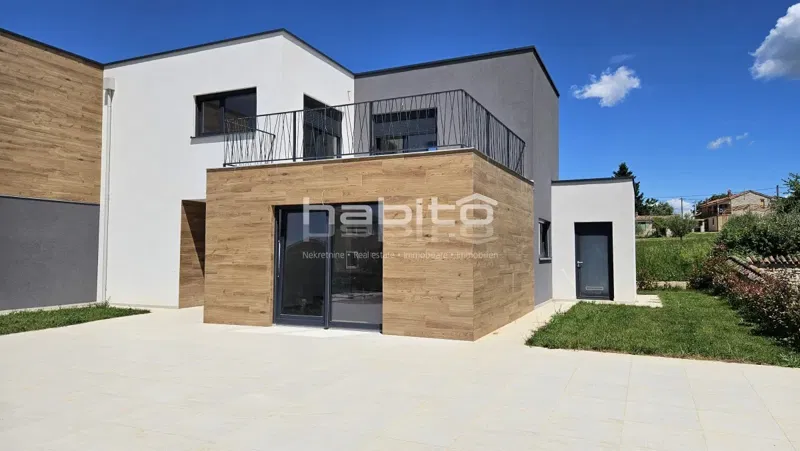 Umgebung von Poreč, Kaštelir - Moderne Doppelhaushälfte mit Pool, Neubau