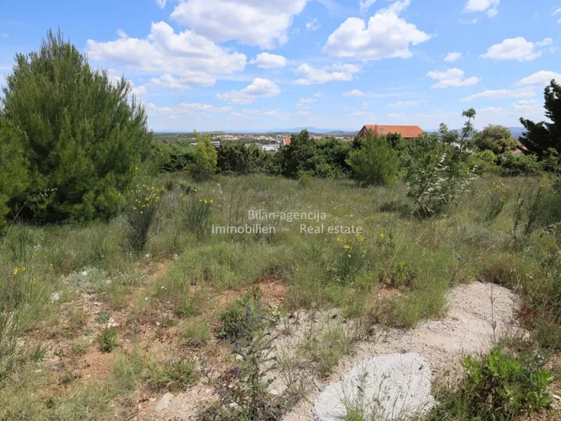Stavební pozemek, krásný výhled, Vodice