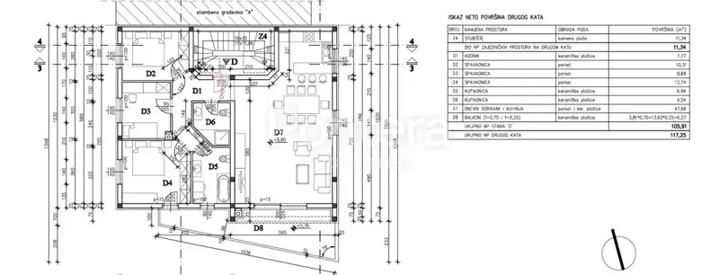 ISTRIA, POLA - appartamento al 2° piano, 106m2, nuova costruzione – 3