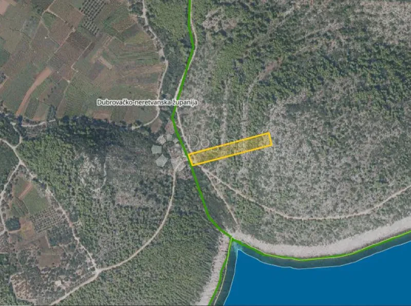 ZEMLJIŠTE NA PRODAJU, POGLED NA MORE, OTOK KORČULA, ČARA