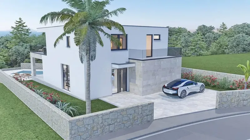 Dintorni di Krk, villa moderna con una splendida vista sul mare! – 2