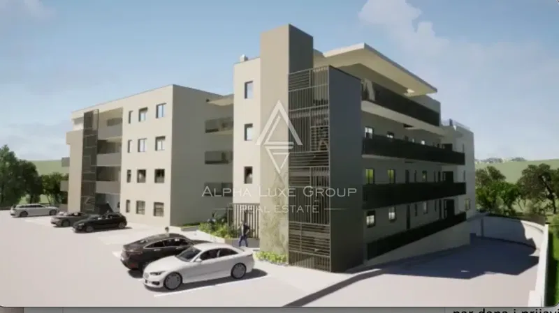 Isztria, Tar: Modern apartman erkély medence – 3