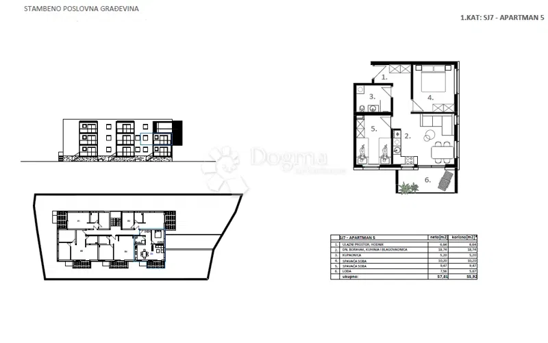 Apartment Vodice, 41,20m2 – 2