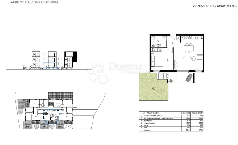 Apartment Vodice, 41,20m2 – 2