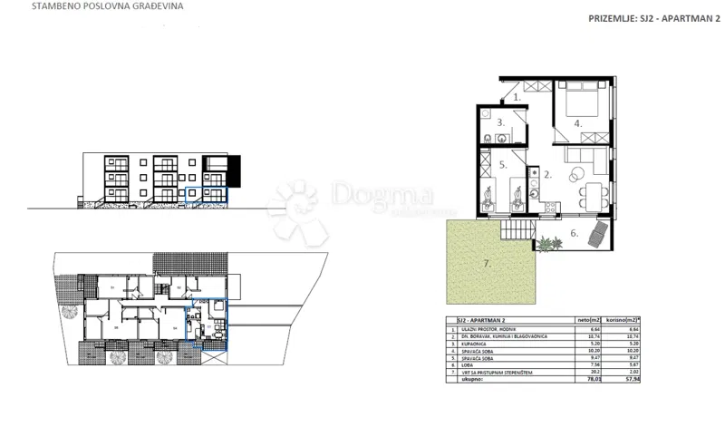 Apartment Vodice, 41,20m2 – 2