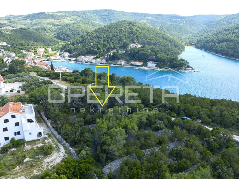 Povlja, Brač, building land near the sea, 800 m2 – 3