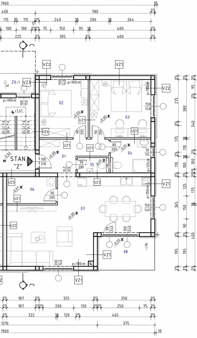 VIŠKOVO, CENTRO - Appartamento di 92 m2 con 2 camere da letto e soggiorno, in un edificio nuovo con giardino! – 3