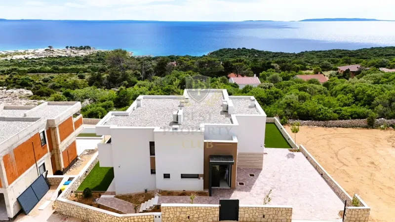 Hiša s panoramskim pogledom na morje in bazenom - Novalja, otok Pag, Hrvaška