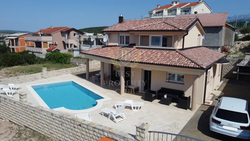 House with swimming pool and open sea view - Maslenica, Croatia – 2