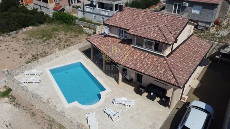 House with swimming pool and open sea view - Maslenica, Croatia – 3