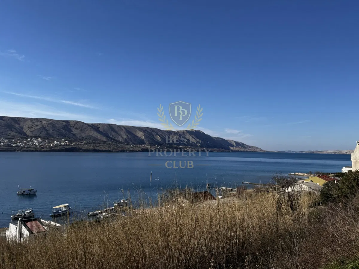 Građevinsko zemljište s otvorenim pogledom na more – Pag, Hrvatska