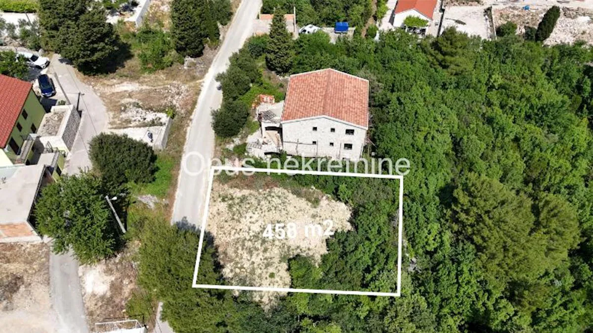 KREMENA, Slivno - gradevinsko zemljiste 458 m2 (Video)