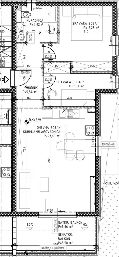 Appartamento Kaštel Stari, Kaštela, 68m2 – 3