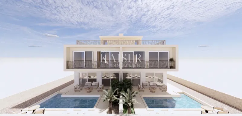 Zadar, Privlaka: Modern semi-detached villa with pool and roof terrace – 2