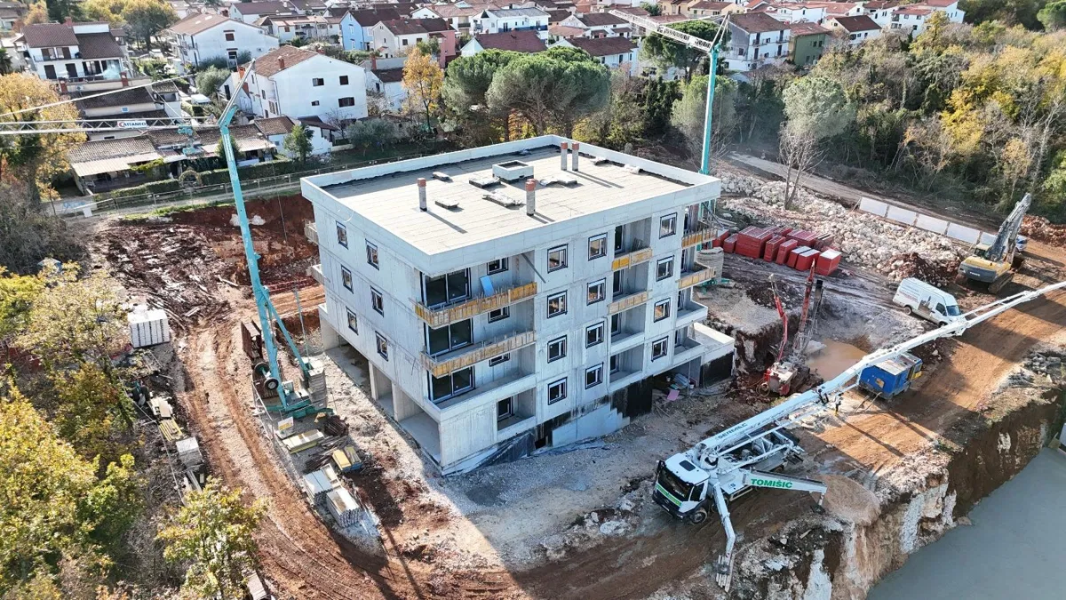 Poreč - Neubau, Wohnung im 1. Obergeschoss, 78,10 m²