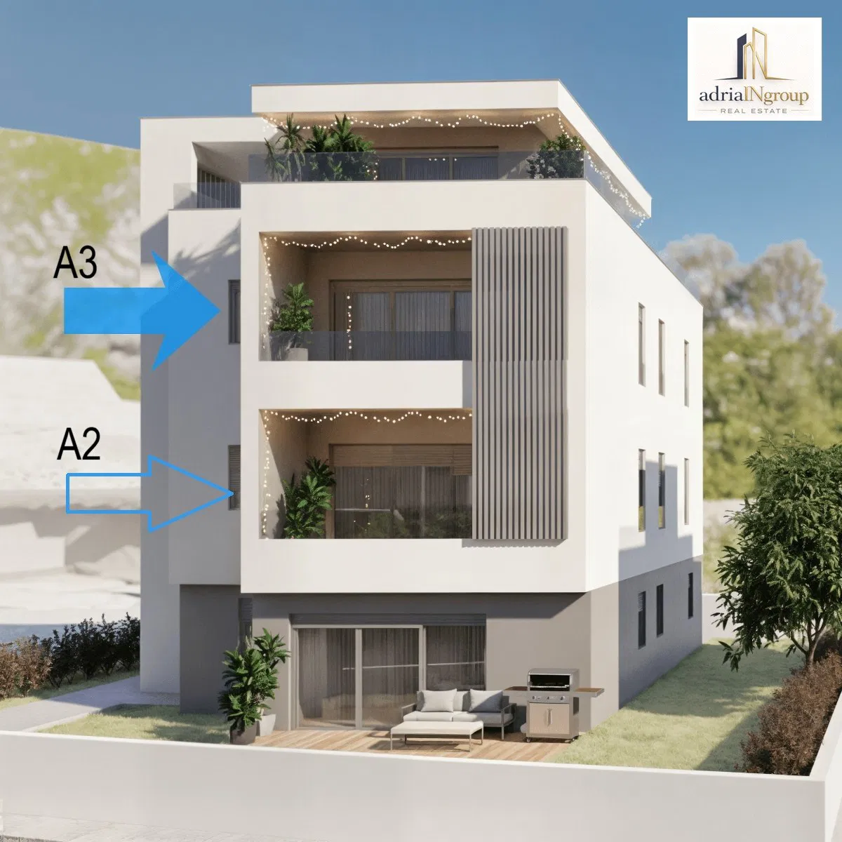 Kaštel Stari, 2s, 3s in 4s STANOVI v ponudbi / NOVOGRADNJA - preberi opis