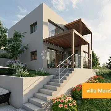 ESKLUZIVNA PRILIKA - Građevinsko zemljište s projektom za vilu – Otok Hvar