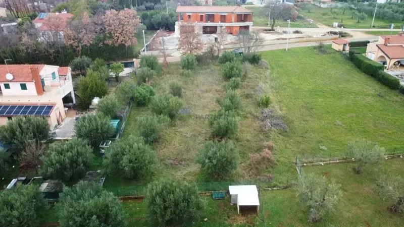 Building land with a view of olive groves, surrounding Poreč. – 2
