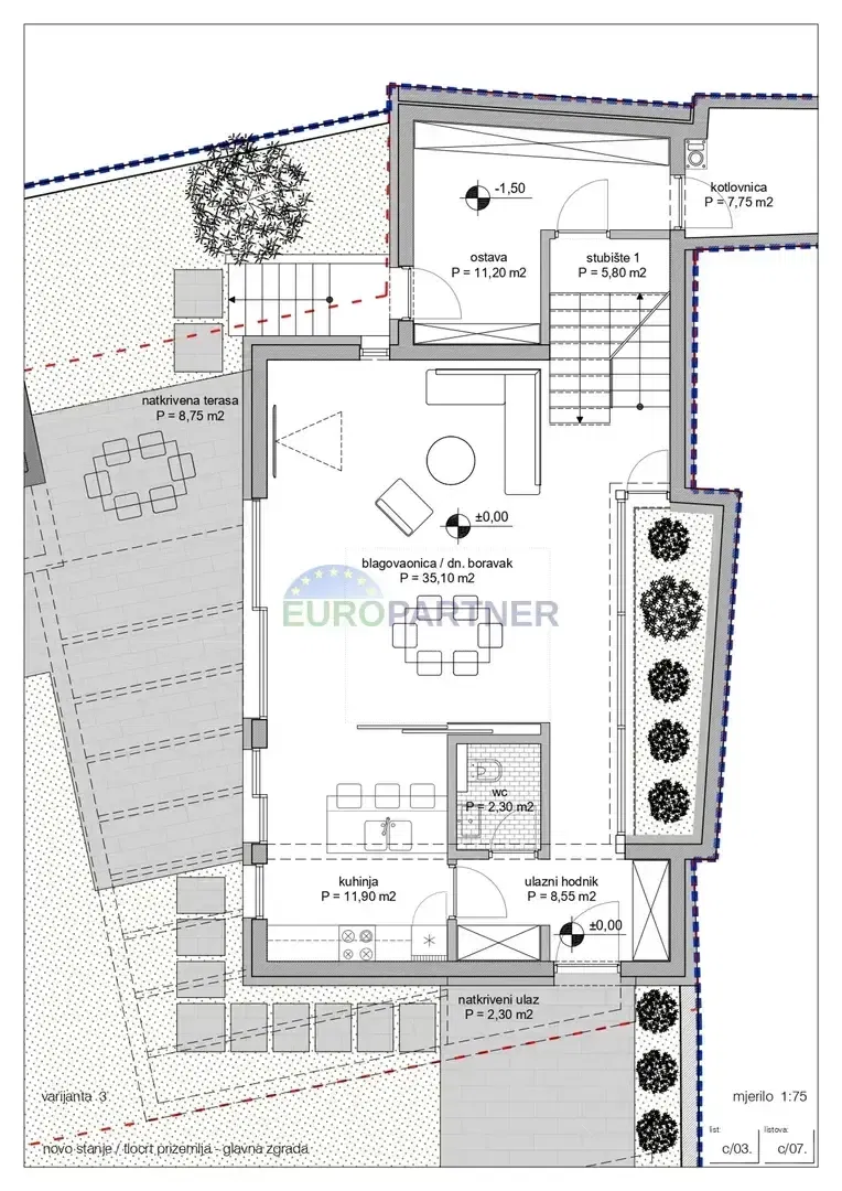 Poreč area, house for renovation with building permit and project – 3