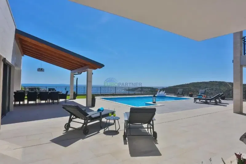 Rogoznica, Luxury villa with pool and panoramic sea view, for sale – 2