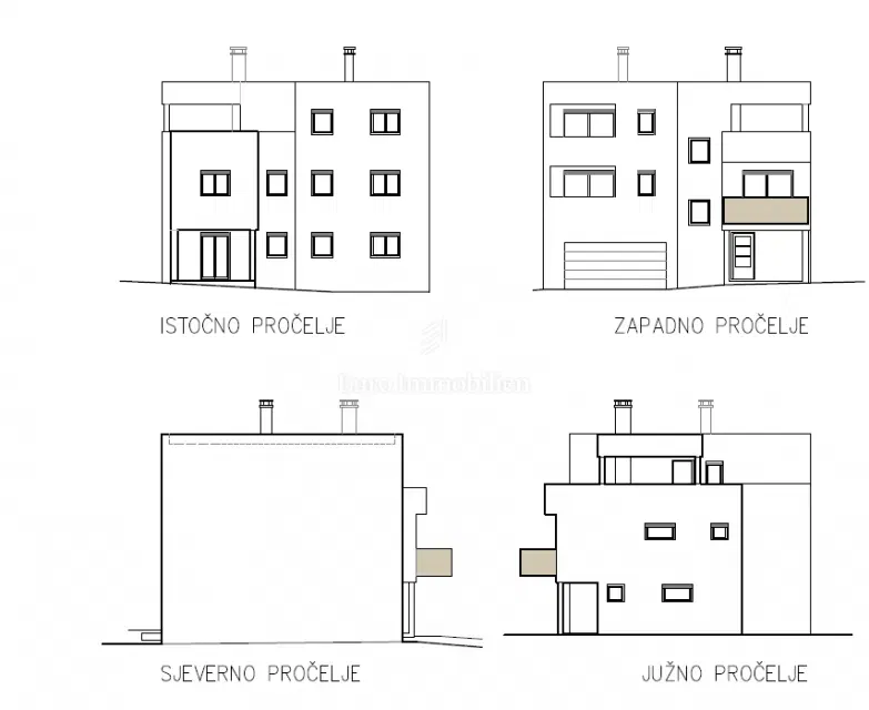 Pula – new-build apartment with balcony, 2nd floor – 2