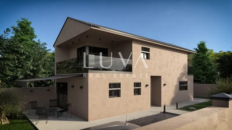Istra, Sveti Lovreč, moderna kuća sa saunom i pogledom na more, 118 m²